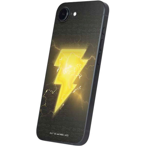 DC Comics Black Adam Lightning Bolt iPhone 16e Skin